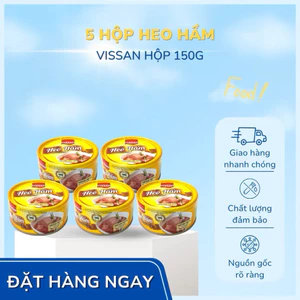 Vissan Combo 5 hộp Heo Hầm Lonin 150g Chính Hãng Date 2029