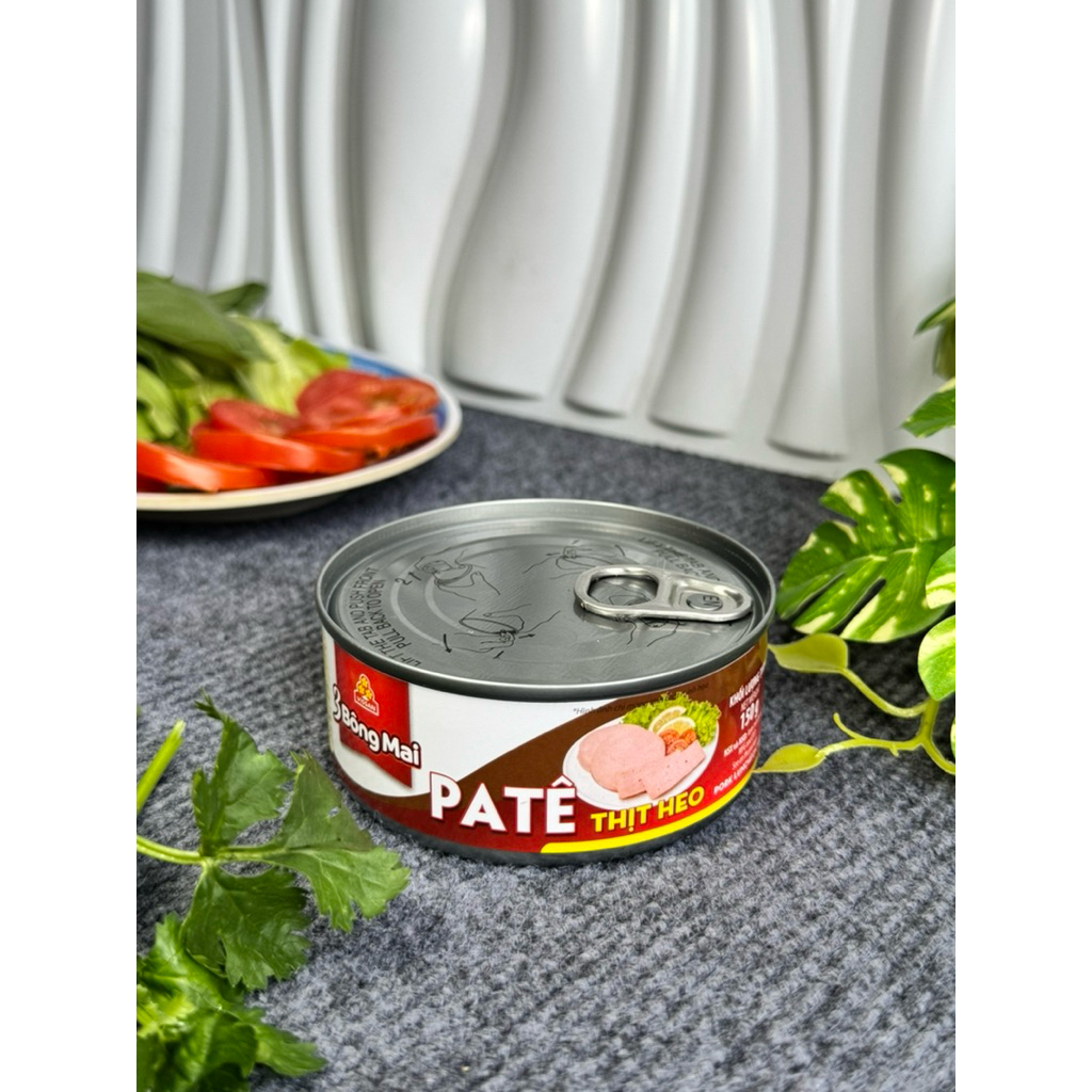Vissan Combo 5 hộp Pate Thịt Heo 3 Bông Mai 150g Chính Hãng, Date Mới