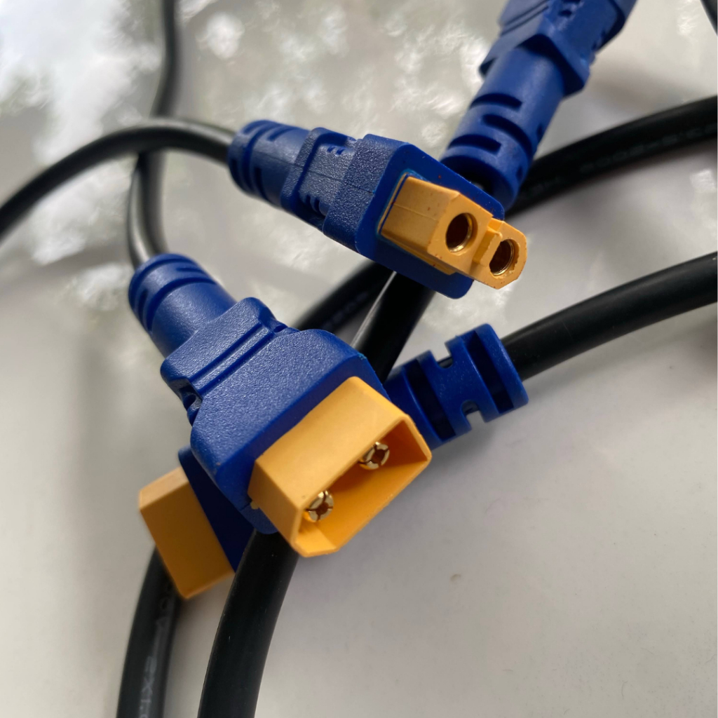 Dây nối dài XT60 2x1mm cho đèn và tấm pin năng lượng mặt trời