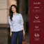 Áo Sơ Mi Tay Dài Dáng Ngắn Peplum SOLIIN Xếp Ly Đai Eo Phong Cách Thanh Lịch Công Sở | Sophia shirt