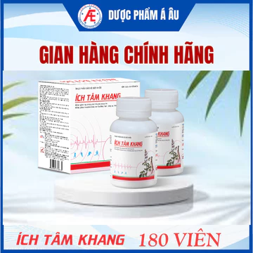 Ích Tâm Khang hỗ trợ giảm triệu chứng khó thở, hồi hộp do suy tim 180v