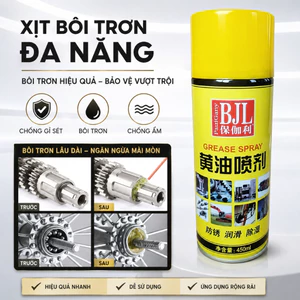 Xịt Mỡ Bò Bôi Trơn Đa Năng 450ml – Chống Gỉ Sét, Giảm Tiếng Kêu Bản Lề, Bảo Dưỡng Máy Móc