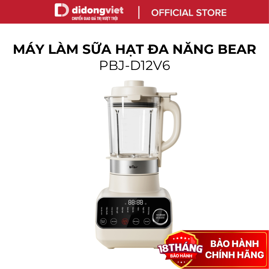 Máy làm sữa hạt Bear PBJ-D12V6