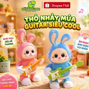 Đồ Chơi Thỏ Nhảy Múa BỐ KHỦNG LONG Có Đèn Nhạc Di Chuyển Vui Nhộn Robot Nhảy Múa