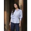 Áo Sơ Mi Tay Dài Dáng Ngắn Peplum SOLIIN Xếp Ly Đai Eo Phong Cách Thanh Lịch Công Sở | Sophia shirt