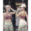ÁO CROPTOP CỔ YẾM ĐẮP CHÉO A11- POLLY THUN LẠNH - MÚT RỜI - THÍCH HỢP ĐI TẬP GYM , YOGA , AEROBIC ,..