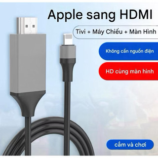 Cáp chuyển điện thoại sang HDMI 8 chân Titan LN 2M - Kết Nối TV, Màn Hình, Máy Chiếu Chuẩn 1080P HD