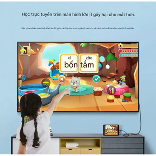 Cáp chuyển điện thoại sang HDMI 8 chân Titan LN 2M - Kết Nối TV, Màn Hình, Máy Chiếu Chuẩn 1080P HD