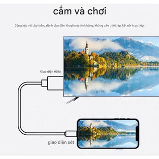 Cáp chuyển điện thoại sang HDMI 8 chân Titan LN 2M - Kết Nối TV, Màn Hình, Máy Chiếu Chuẩn 1080P HD