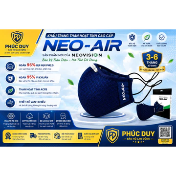 😷 KHẨU TRANG THAN HOẠT TÍNH NEOMASK NEO-AIR Bụi PM2.5 • Chính Hãng