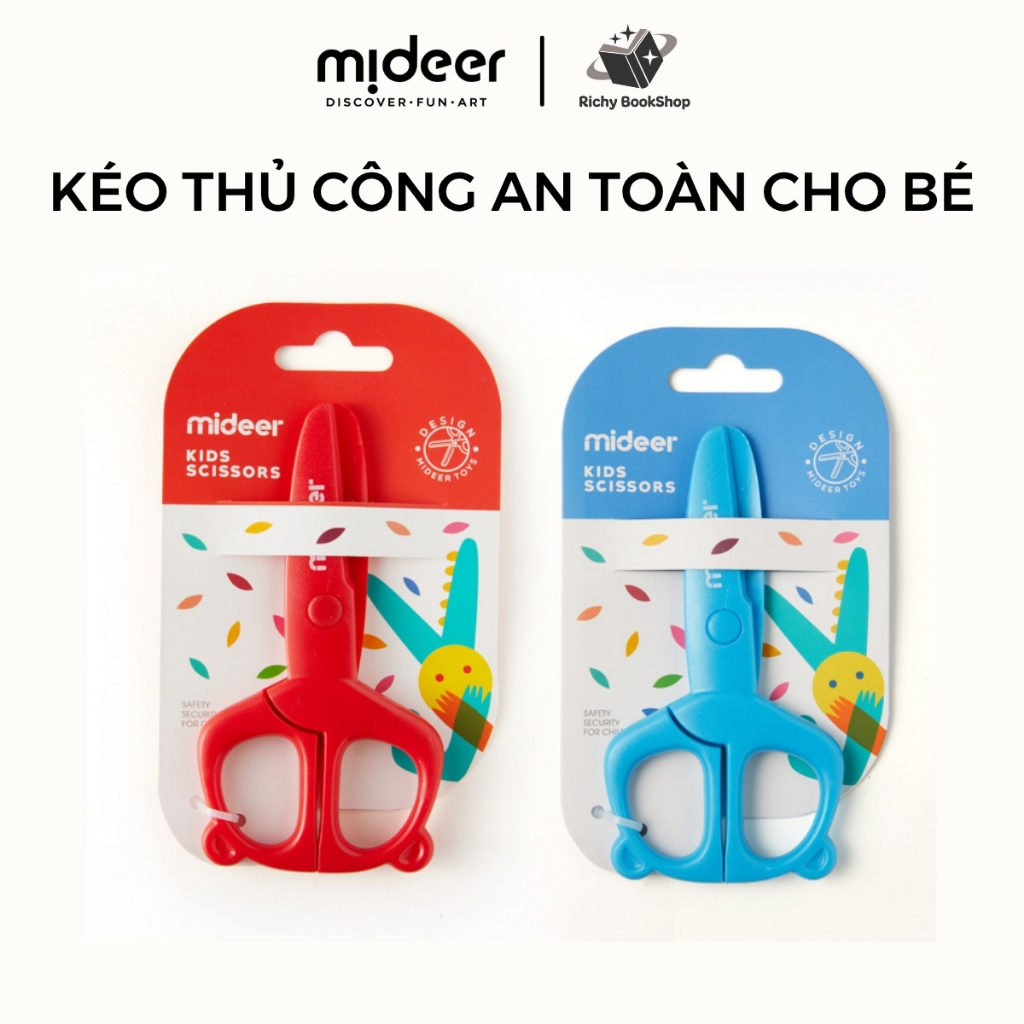 Kéo Cắt Thủ Công An Toàn Cho Bé - Mideer Craft Scissors