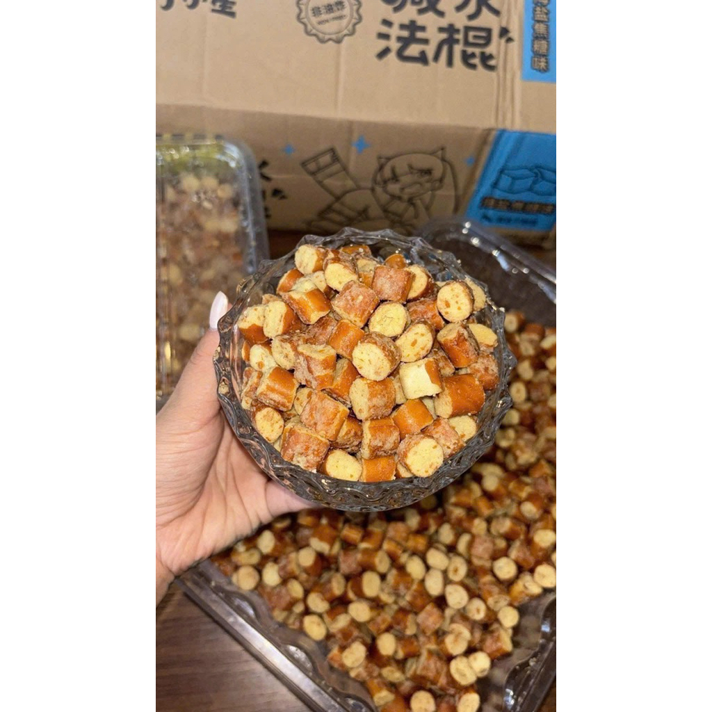 Bánh mì vụn Caramel muối biển hàng chuẩn loại 1 thơm ngon béo ngậy