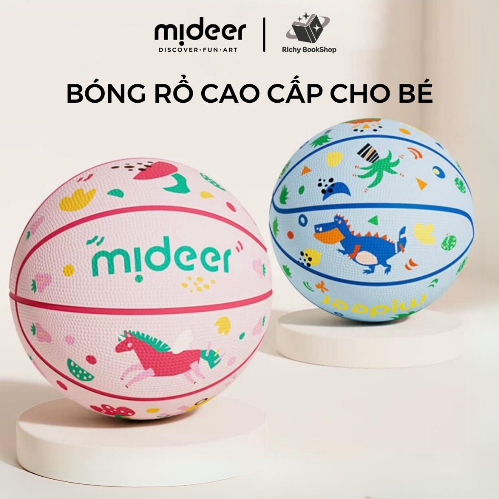 Bóng Rổ Size 5 Cho Bé Mideer Children’s Basketball, Đồ Chơi Vận Động Cho Bé
