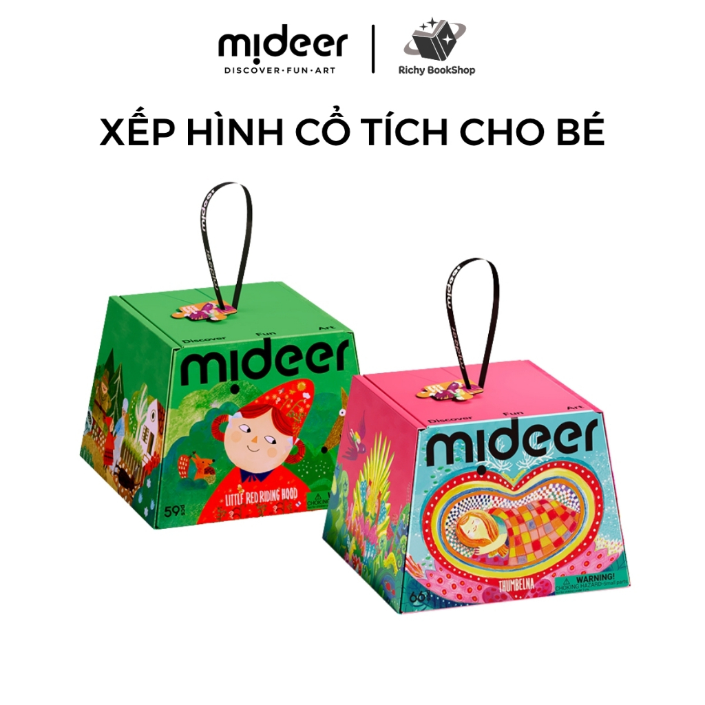 Xếp hình truyện cổ tích Mideer Artist Fairytale Puzzle, đồ chơi xếp hình cho bé