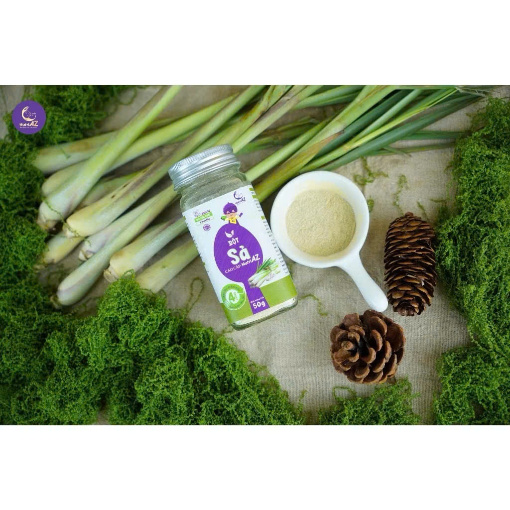 Gia Vị Ăn Dặm NutriAZ Cho Bé Từ 6 Tháng. Bột Hành, Bột Tỏi, Bột Sả