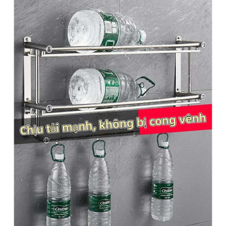 Kệ inox 304 treo tường siêu chắc, thiết kế đa năng, 2 tầng 3 tầng tiện dụng