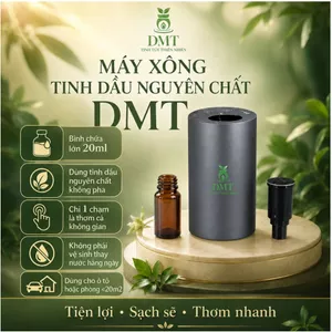 Máy xông tinh dầu nguyên chất ô tô DMT - Máy khuếch tán hương thơm ô tô không dùng nước
