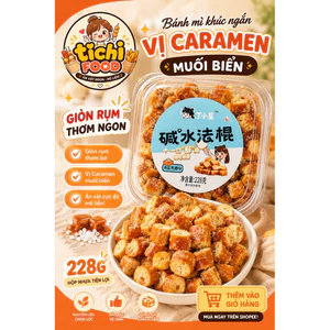 Bánh mì vụn Caramel muối biển hàng chuẩn loại 1 thơm ngon béo ngậy