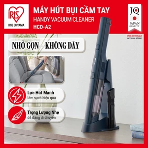Máy hút bụi cầm tay không dây IRIS OHYAMA HCD‑A2 – Nhỏ gọn, lực hút mạnh, hút bụi hiệu quả