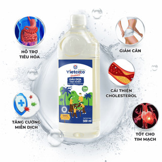 Dầu dừa tinh khiết Premium Organic VIETCOCO