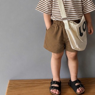 Quần đùi cho bé Batala Kids quần short bé trai bé gái vải Linen Hàn Quốc mềm mát an toàn cho bé từ 10-22kg