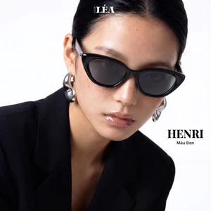 Kính mát mắt mèo nữ LÉAGLASSES kính HENRI chất liệu nhựa cao cấp chống tia UV400, ánh sáng xanh