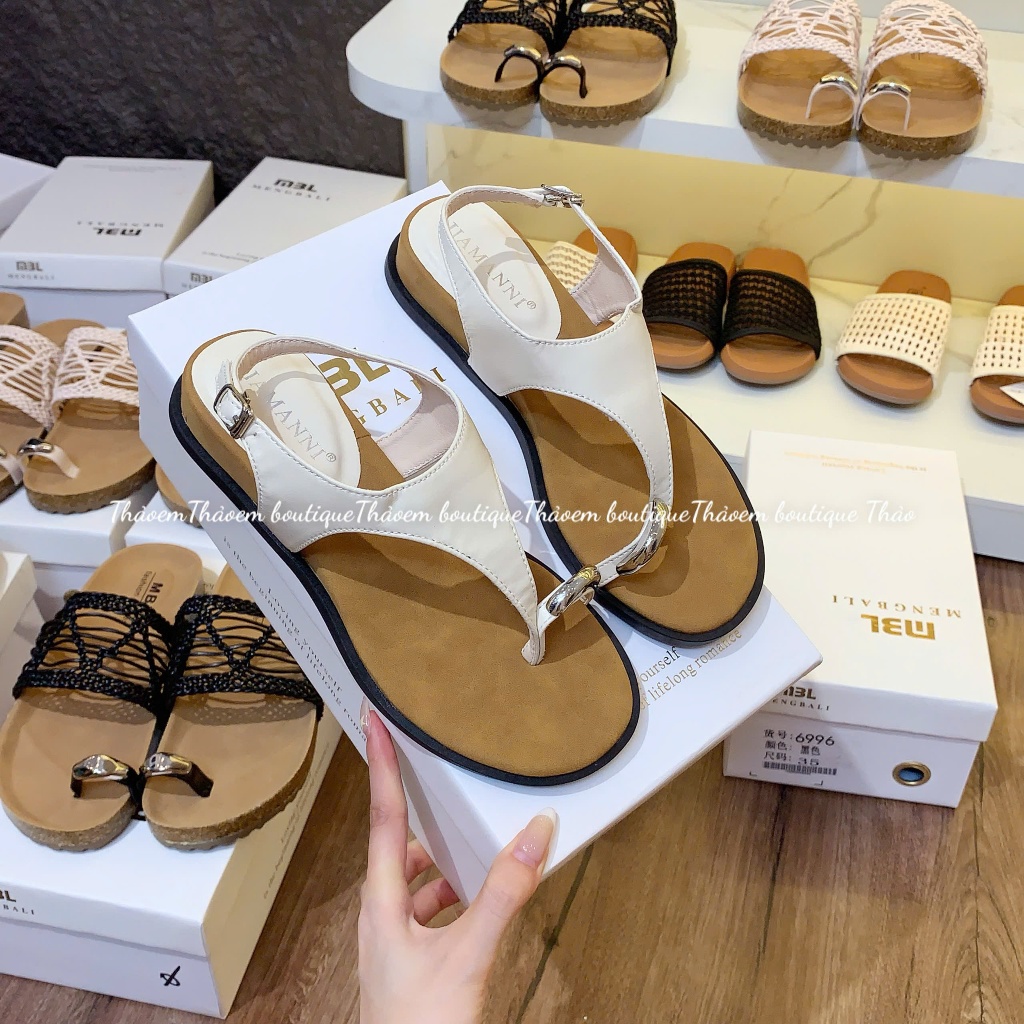 [Thảo Em - QH881] Dép quai hậu nữ xỏ ngón 3p mềm phong cách mùa hè (QCCC - Có Sẵn)