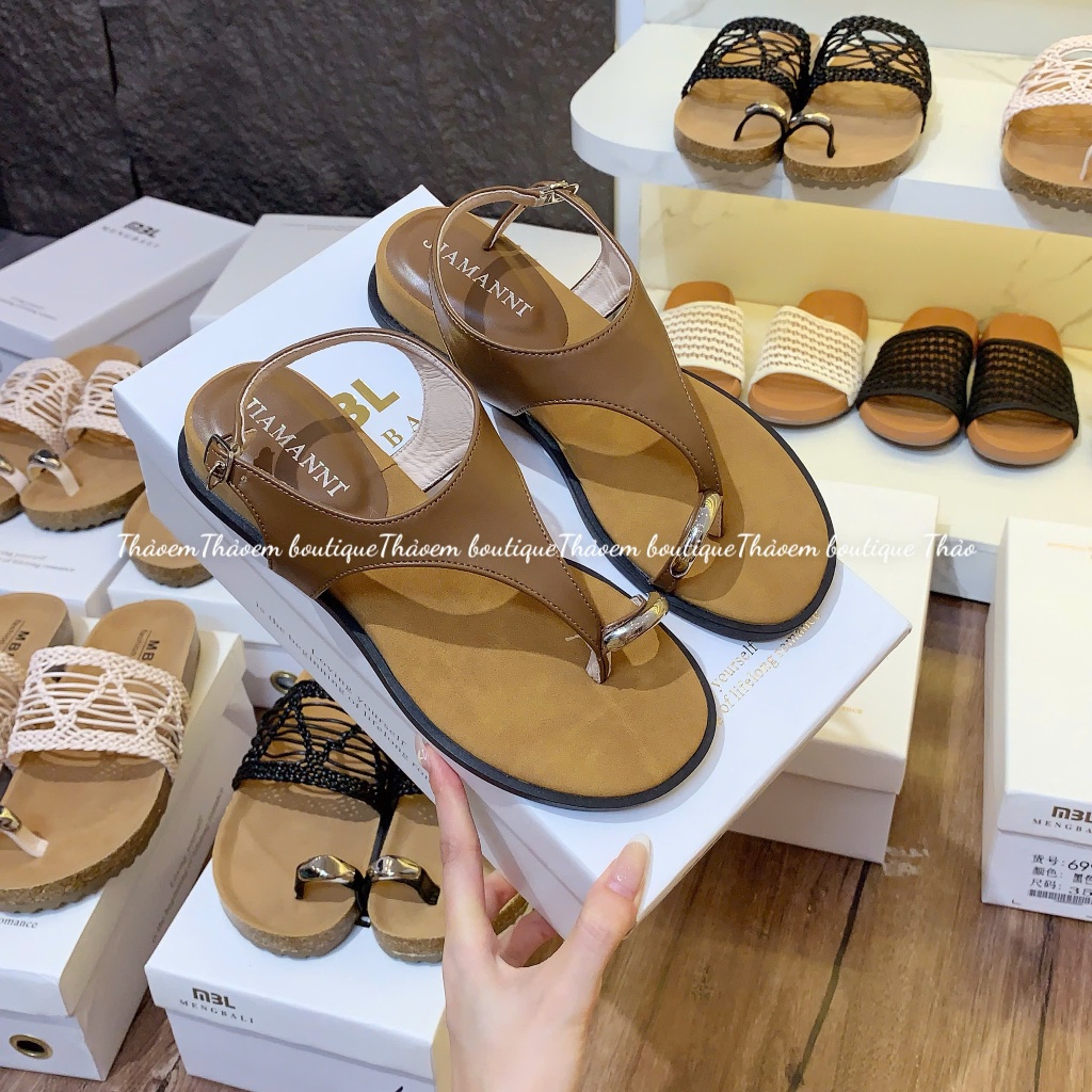 [Thảo Em - QH881] Dép quai hậu nữ xỏ ngón 3p mềm phong cách mùa hè (QCCC - Có Sẵn)