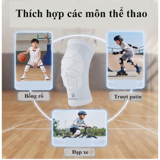 ( 1 ĐÔI) Đai bảo vệ đầu gối trẻ em NAILEKESI từ 4 - 16 tuổi, bảo vệ gối khi chơi thể thao