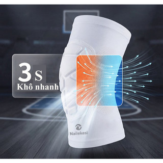( 1 ĐÔI) Đai bảo vệ đầu gối trẻ em NAILEKESI từ 4 - 16 tuổi, bảo vệ gối khi chơi thể thao