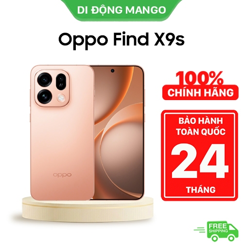 Điện thoại Oppo Find X9s 12G/256G | Hàng chính hãng | Pin 7025 mAh | Sạc nhanh 80W | Bảo hành toàn quốc