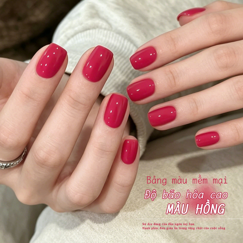 XEIJAYI 40ml - Sơn gel móng tay màu hồng thanh long đậm màu, thích hợp cho các tiệm nail và các dự án DIY.