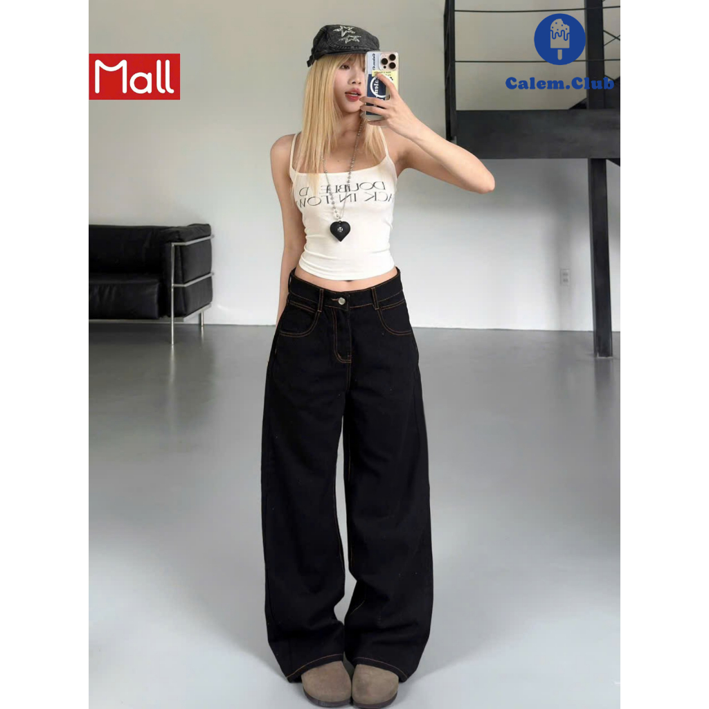 Quần Kaki Jeans ống suông Ver 1  Calem Club nhiều màu tôn dáng form unisex nam nữ