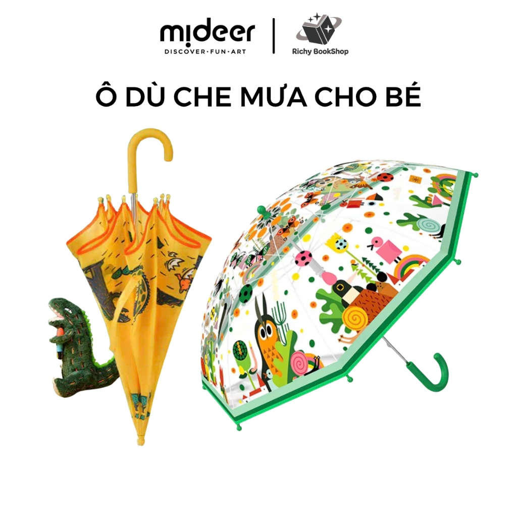 Ô dù trong suốt cho bé Mideer Umbrella Chất Lượng Cao