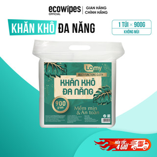 Khăn vải khô đa năng Lamy túi 900gram ~ 720 tờ không mùi