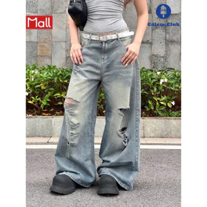 Quần Jean Ver.3 Dài Fold Series Calem.Club chất liệu Denim form nam nữ phong cách trẻ trung năng động
