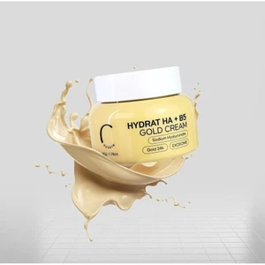 A97_ Kem Đêm Dưỡng Trắng Hydrat HA + B5 GOLD CREAM Huskin 50g