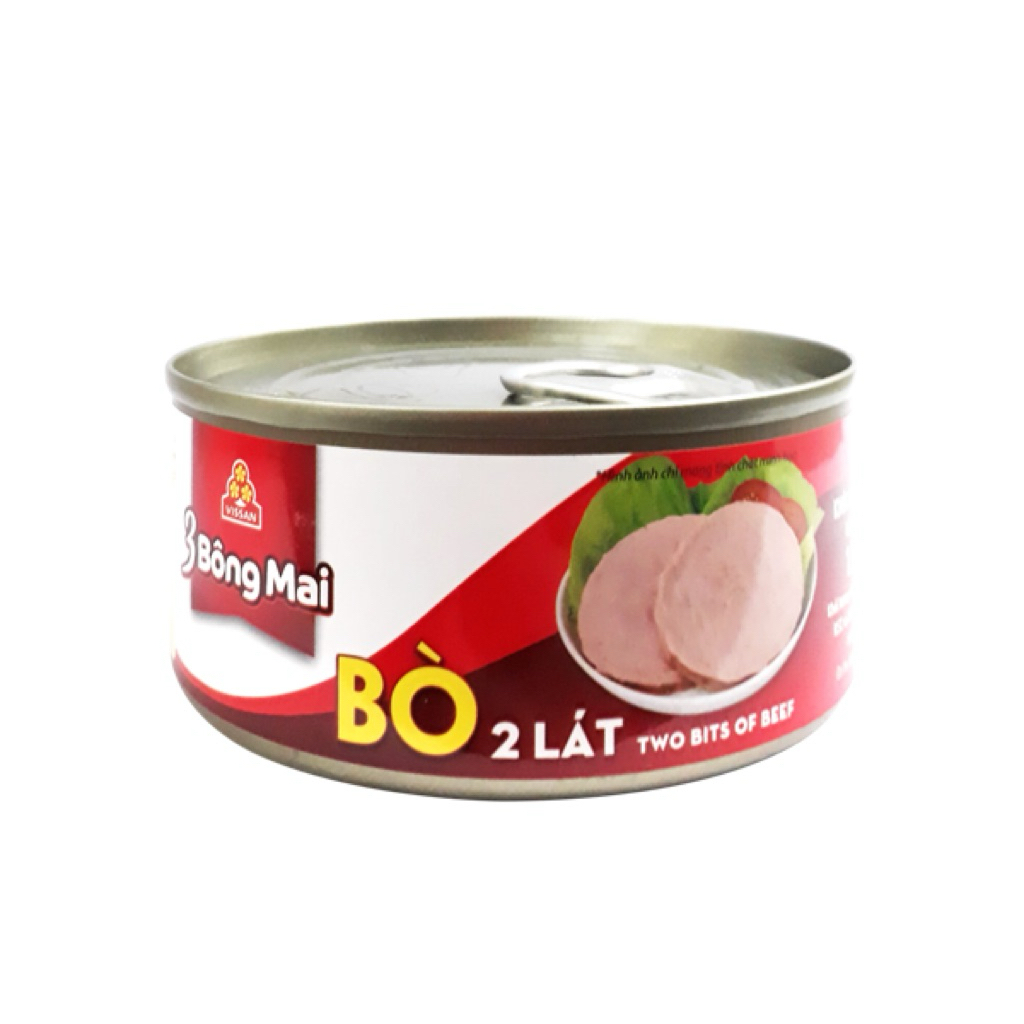 Vissan Combo 10 hộp Bò 2 Lát 3 Bông Mai 150g Chính Hãng Date 2029