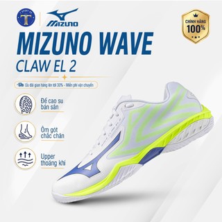 Giày Cầu Lông Mizuno Wave Claw EL 2 Chính Hãng – Nhẹ, Bám Sân, Phản Tạt Nhanh, Êm Chân