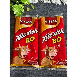 Vissan Combo 3 Gói Xúc Xích Tiệt Trùng Bò 70g (280g/gói x 4cây) Date Mới
