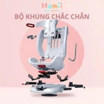 Ghế Ngồi Ô Tô Cho Bé Doux, 6 Xoay 4 Mức 360 Độ, Tùy Chỉnh Độ Ngả Ghế, Dây Đai An Toàn Cho Trẻ Từ 0-12 Tuổi DX-1136 — ảnh 5