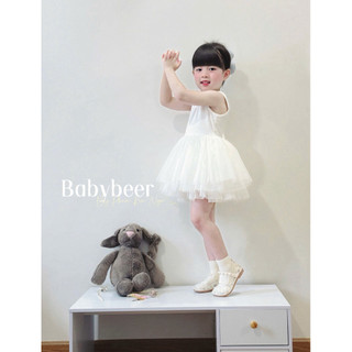 Váy trắng Tutu- BabyBeer design