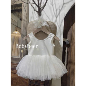 Váy trắng Tutu- BabyBeer design