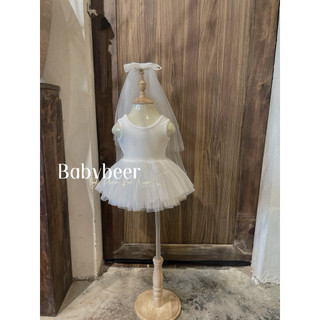 Váy trắng Tutu- BabyBeer design