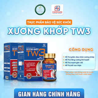 (COMBO2) Xương Khớp TW3 - Hỗ Trợ Giảm Đau Nhức, Thoái Hóa Khớp, Khó Vận Động (Chính Hãng)-Hộp 30Viên