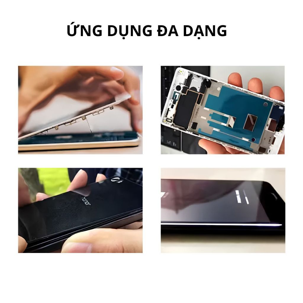 Keo dán linh kiện điện thoại dán màn hình nắp lưng cảm ứng siêu chắc nhanh khô