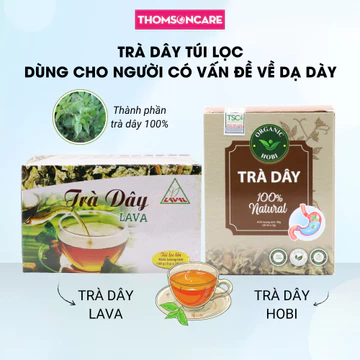 Trà dây Lava, Trà dây Hobi dạng túi lọc dùng cho người có vấn đề về dạ dày - Hộp 30 túi