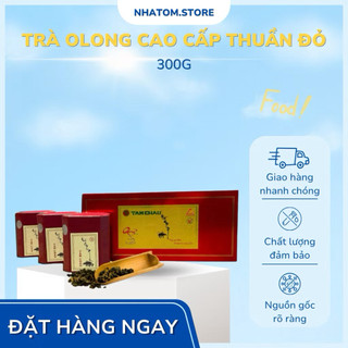 Tâm Châu Trà Oolong, Olong Cao Cấp Thuần Đỏ 300g Chính Hãng