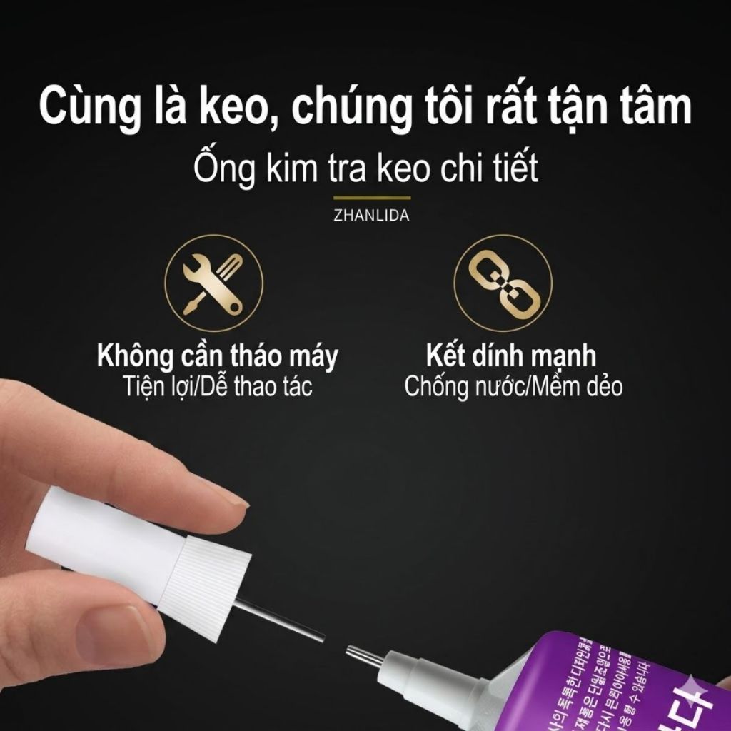 Keo dán màn hình T9000 dán điện thoại laptop tablet siêu chắc nhanh khô 50ml 100ml