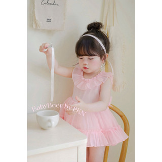 od 2ngay{Chính phẩm BabyBeer} Váy Hồng Xoè mùa hè cho bé- chất liệu tầm xốp/ váy nàng thơ cho bé